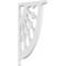 Ekena Millwork Classic Wagon Wheel Architectural Grade PVC Bracket, 5/8"W X 7 1/2"D X 13"H BKTP01X07X13CW - alternate 1